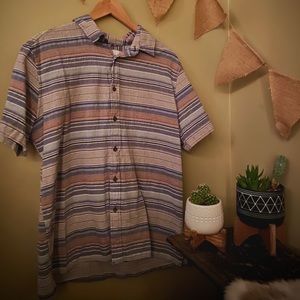 Stripped Button Up Shirt